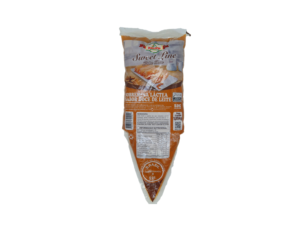 DOCE DE LEITE SWEET LINE DALLORA 1,05 KG (CX 10 BIS)